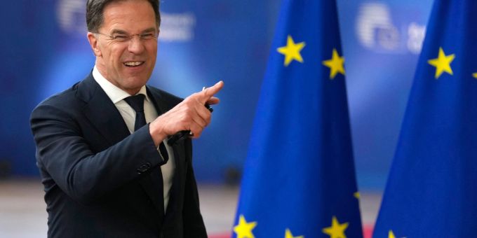 Mark Rutte ist neuer Nato-Generalsekretär. (Archivbild) Mark Rutte wird künftig Nato-Generalsekretär sein.