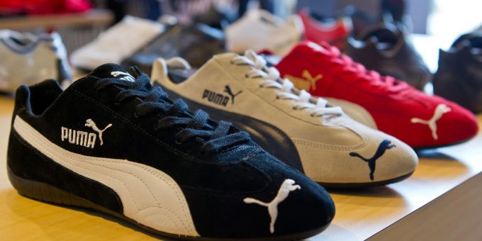 Puma will mit seinem Kult-Schuh «Speedcat» an der Retro-Welle mitverdienen (Archivbild). Puma will mit seinem Kult-Schuh «Speedcat» an der Retro-Welle mitverdienen (Archivbild).
