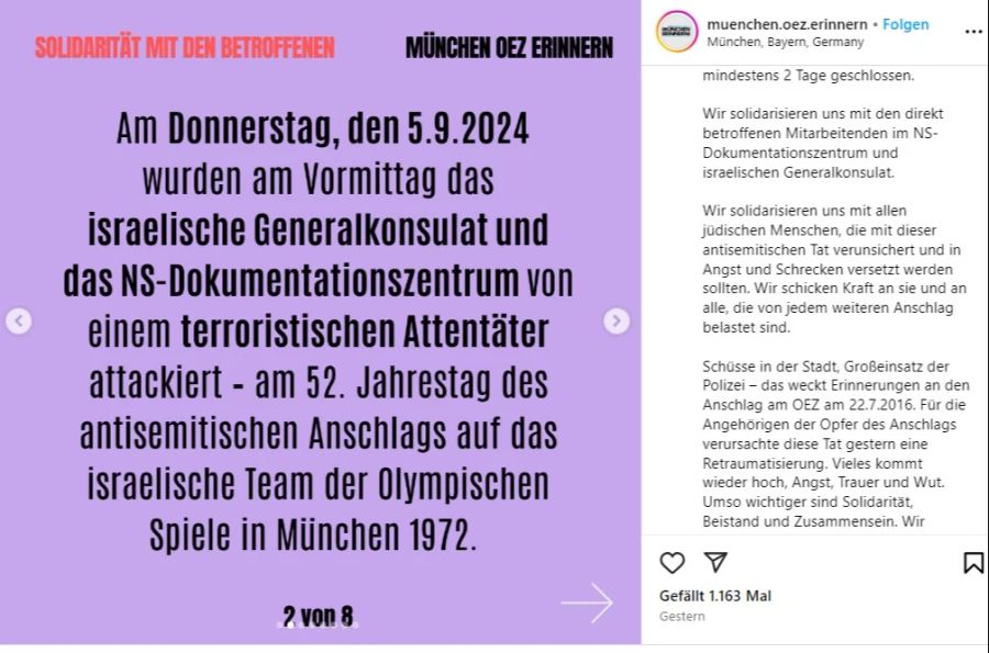 Die Angehörigen der Opfer des rechten Attentats in München von 2016 zeigen ihre Solidarität.