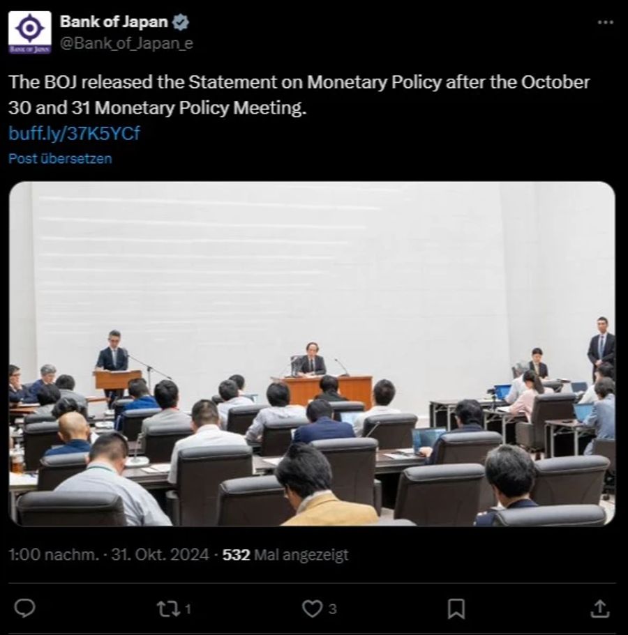 Bank of Japan Twitter