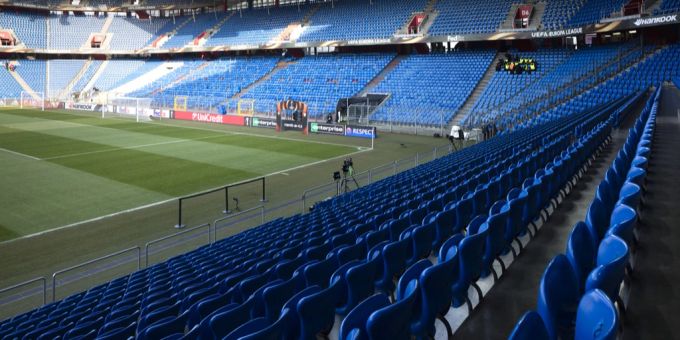 Die Stadt Basel plant den Rasen im Stadion des FC Basel nach dem ESC Public Viewing zu ersetzen. (Archivbild) st jakob park