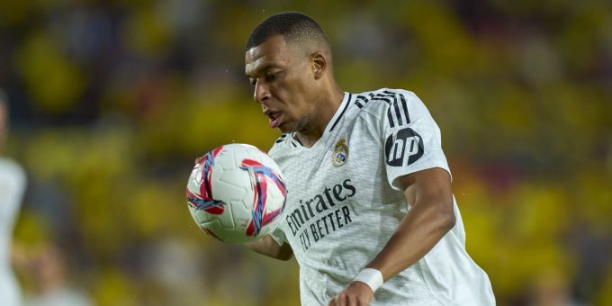 Kylian Mbappé wartet weiter auf seinen erstes Liga-Tor für Real Madrid. Spain Soccer La Liga