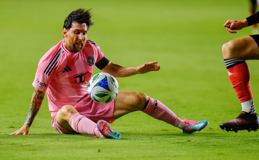 Lionel messi in action