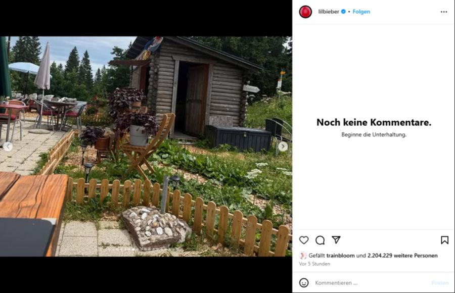 geniessen sie auch eine Berghütte.