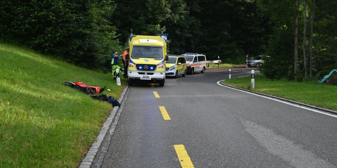 Unfall Oberhelfenschwil