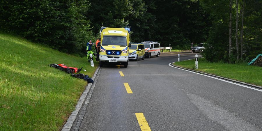 Unfall Oberhelfenschwil