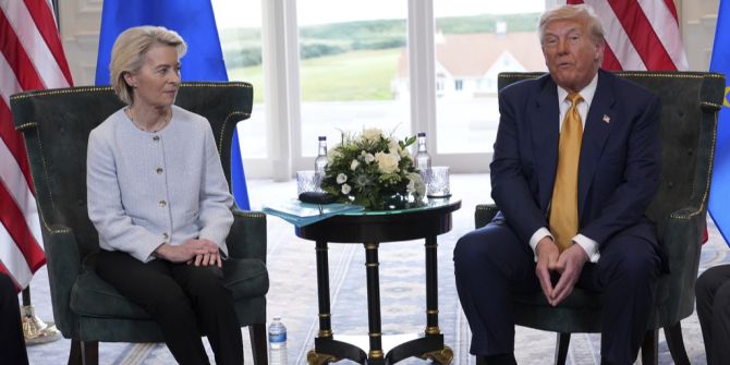 Trump von der Leyen
