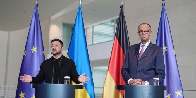 Ukrainischer Präsident Selenskyj in Berlin