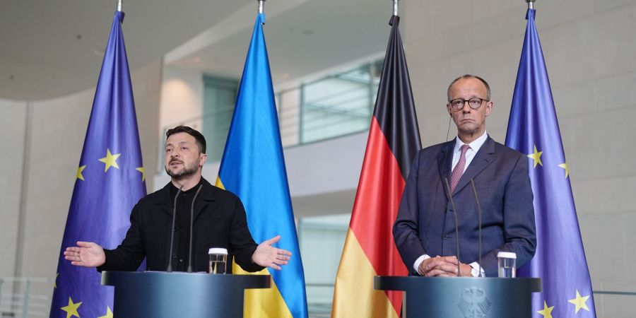 Ukrainischer Präsident Selenskyj in Berlin