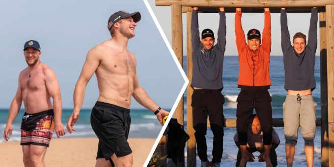 «Trainieren hart» - Odi & Co. schwitzen an Spanien-Strand