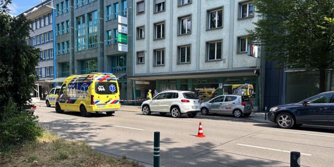 Unfall in Aarau