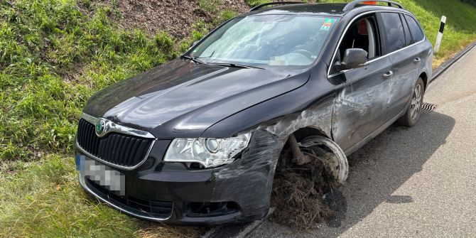 Selbstunfall Wängi