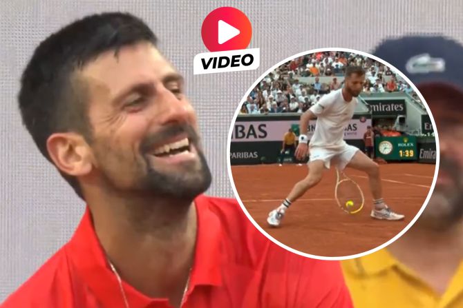 Novak Djokovic Corentin Moutet