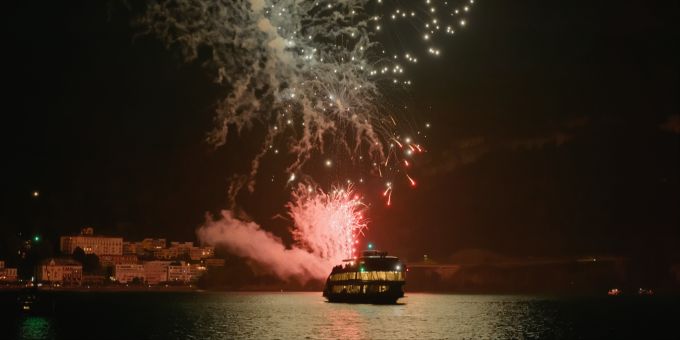1. August auf dem Vierwaldstättersee. SGV