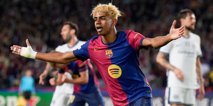 Lamine Yamal verzückte mit seinem Auftritt gegen Inter Mailand alle. Lamine Yamal