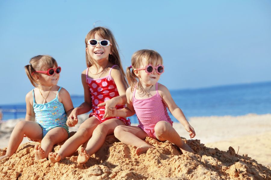 Familie Ferien Strand