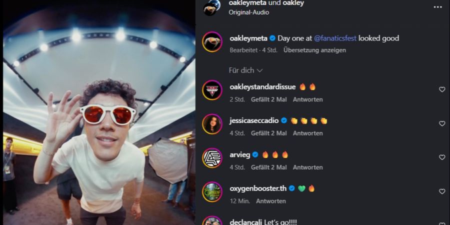 Die Oakley Meta HSTN