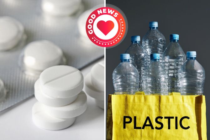 Plastikmüll Flaschen Paracetamol Bakterien