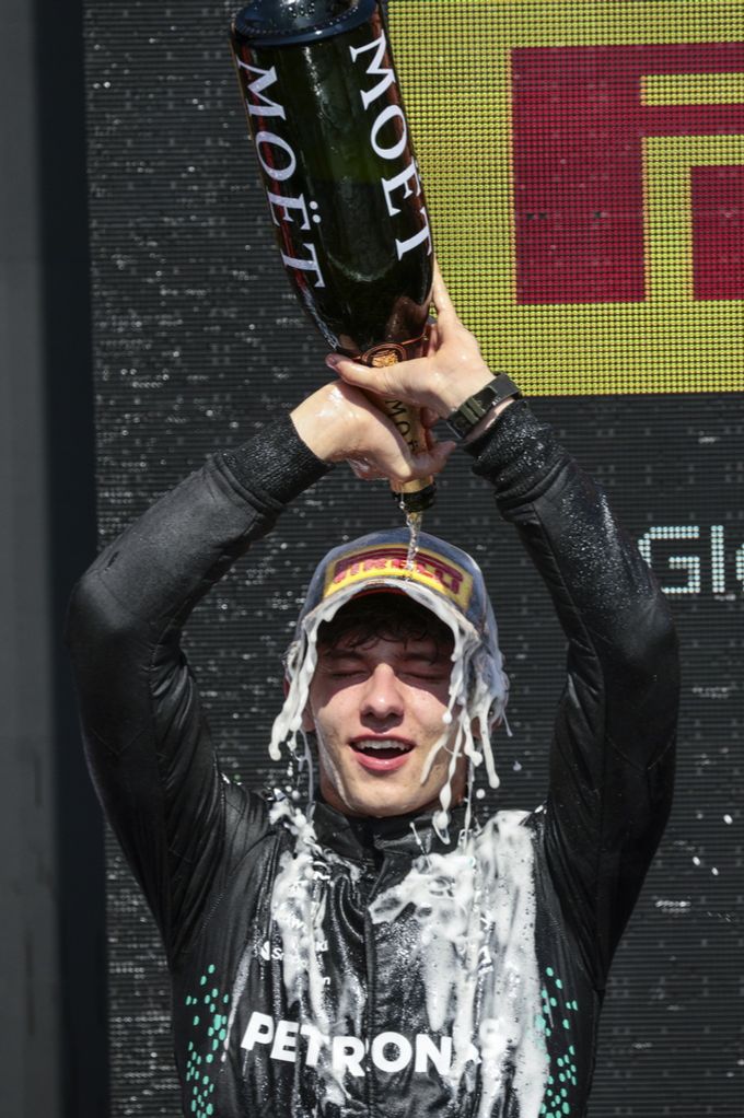 In Montreal fuhr Kimi Antonelli erstmals in der Formel 1 auf das Podest. Formel 1 Kimi Antonelli