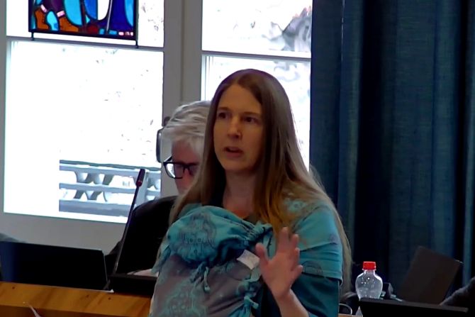 Grünen-Politikerin Baby Parlament Müller