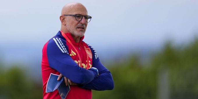 Luis de la Fuente hat an der EM 2024 den Titel im Visier. EM 2024 Spanien