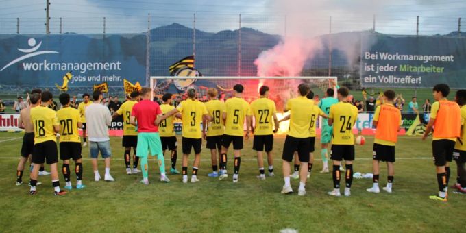 Auch Rappi ist weiter - FC Schaffhausen siegt im Cup bei Tuggen mit 2:0