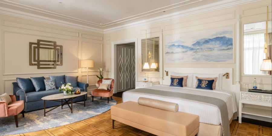 Raum im Fairmont Le Montreux Palace