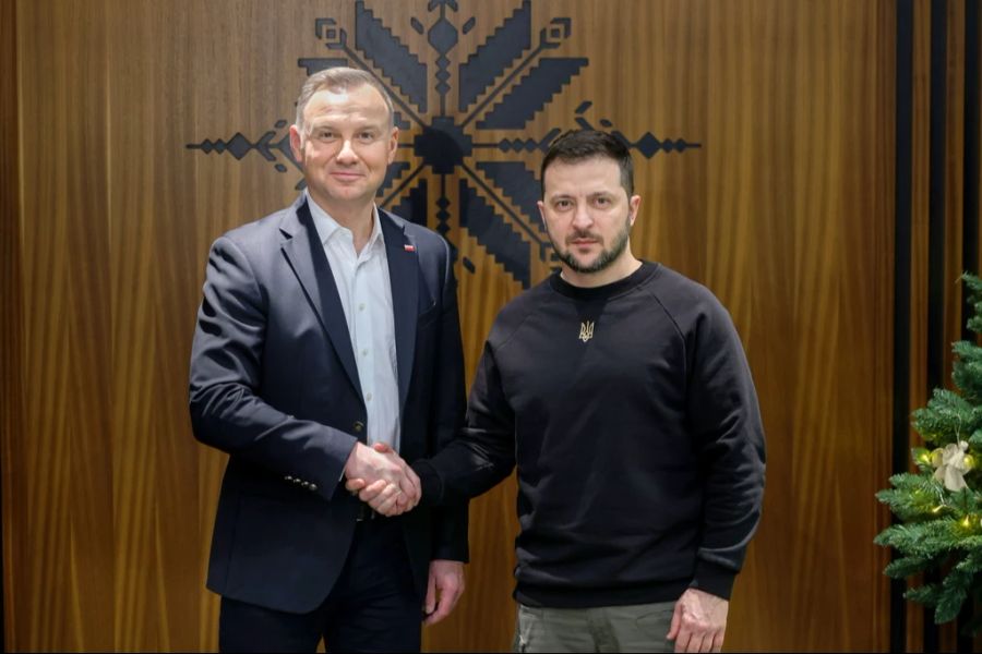 Wolodymyr Selenskyj reist jeweils mit dem Zug nach Rzeszow und von dort mit dem Flugzeug nach Westen.