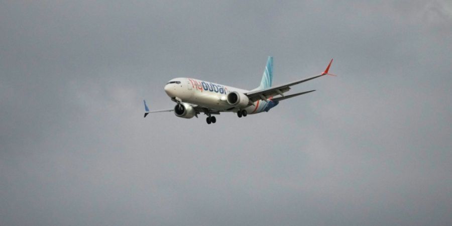 ARCHIV - Ein Flugzeug der Fluggesellschaft Flydubai. Foto: Ohad Zwigenberg/AP/dpa/Archivbild