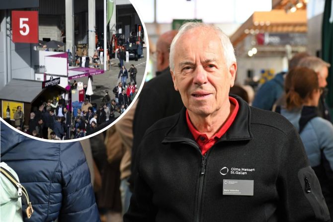 Hier spricht der Mister Olma-Halle 4 und 5