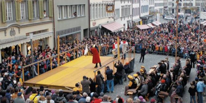 Gansabhauet Martinstag Sursee Brauch
