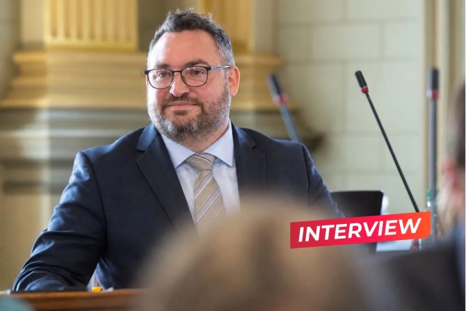 Raphael Frei, Fraktionspräsident der FDP im Kantonsrat St. Gallen.