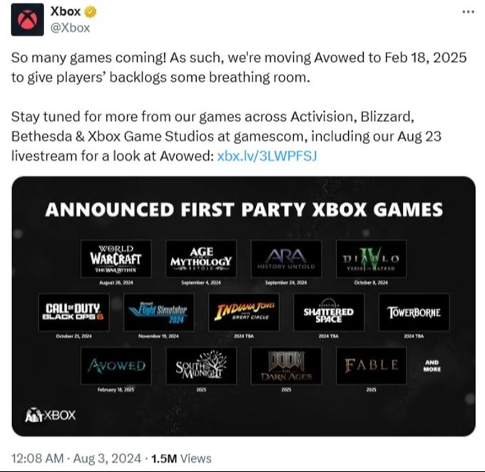 Das Action-Fantasy-Spiel «Avowed» kommt erst im Februar 2025 auf den Markt. Avowed 2025