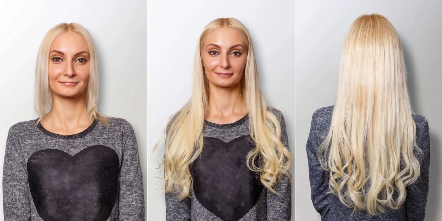 Frau Extensions blond