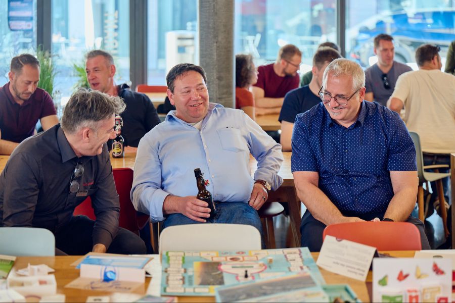 Ein gemütliches Beisammen sein.