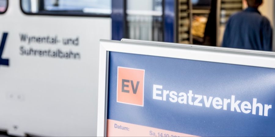 Ersatzverkehr  Wynental- und Suhrentalbahn