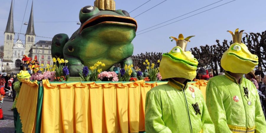 Der Frosch ist das Symbol der Weyzunft, der Ehrentag der Güdismontag ist. (Archivaufnahme)