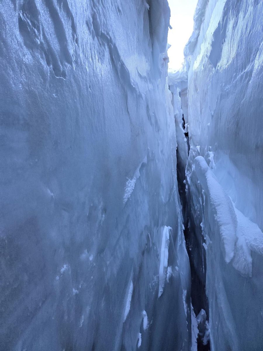 Gletscherspalte