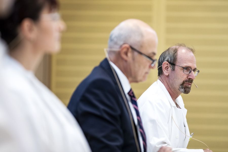 Peter Steiger informierte die Medien während der Corona-Pandemie.