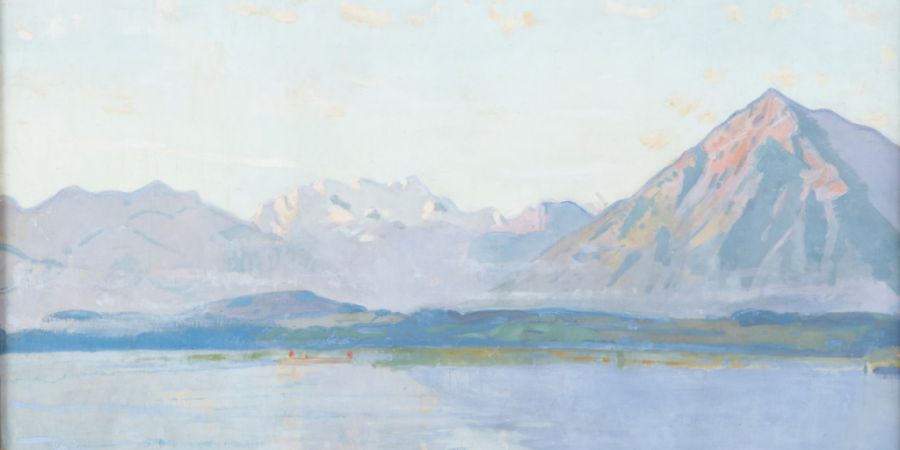 Das Gemälde «Thunersee mit Blüemlisalp und Niesen» von Ferdinand Hodler hat bis 1941 einer Jüdin gehört, die in Genf lebte. Verfolgt und auf der Flucht, musste sie es verkaufen. 199...