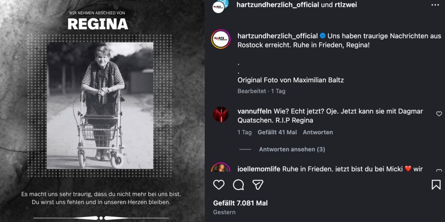 Regina hartz und herzlich