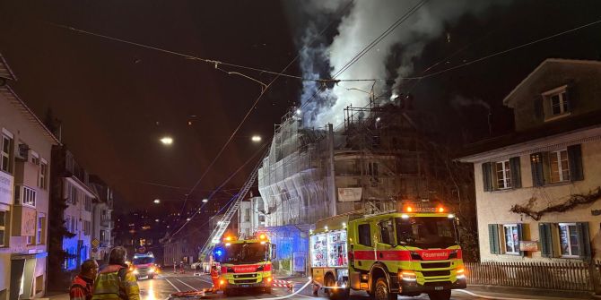 Dachstockbrand Zürich