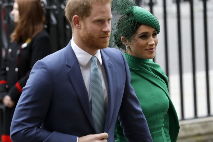 Prinz Harry und Meghan Markle bei einem ihrer letzten Auftritte als Royals im Jahr 2020.