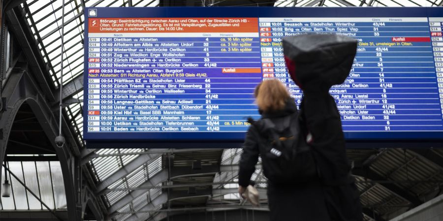 Das Eurocity-Problem beeinträchtigt auch die Pendler zwischen Zürich, Winterthur und St. Gallen. (Symbolbild)