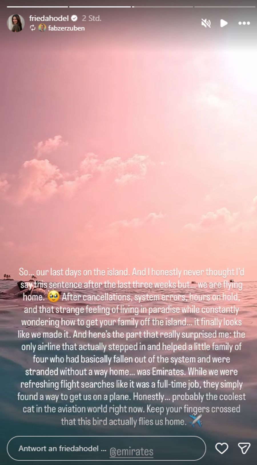 Die Zeichen stehen gut, dass mit der Heimreise diesmal alles klappt.