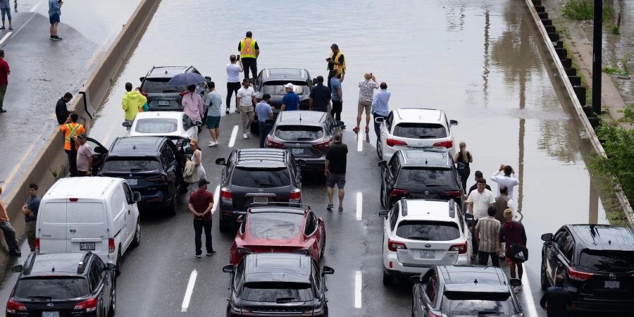 Toronto Regen Überschwemmung Unwetter