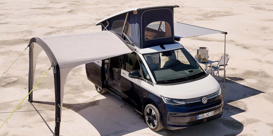 Bereit für jedes Abenteuer: der neue VW California in der Ocean-Version.