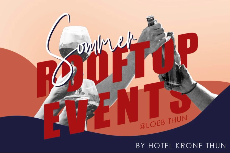 Sommer Rooftop Events Hotel Krone Thun