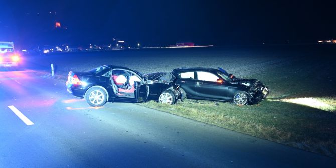 Frontalkollision Bad Ragaz