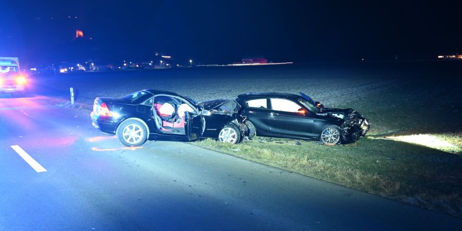 Frontalkollision Bad Ragaz